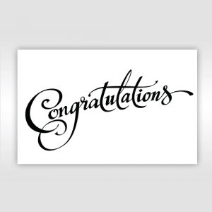 Congratulations #3
